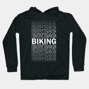 Biking Text Hoodie